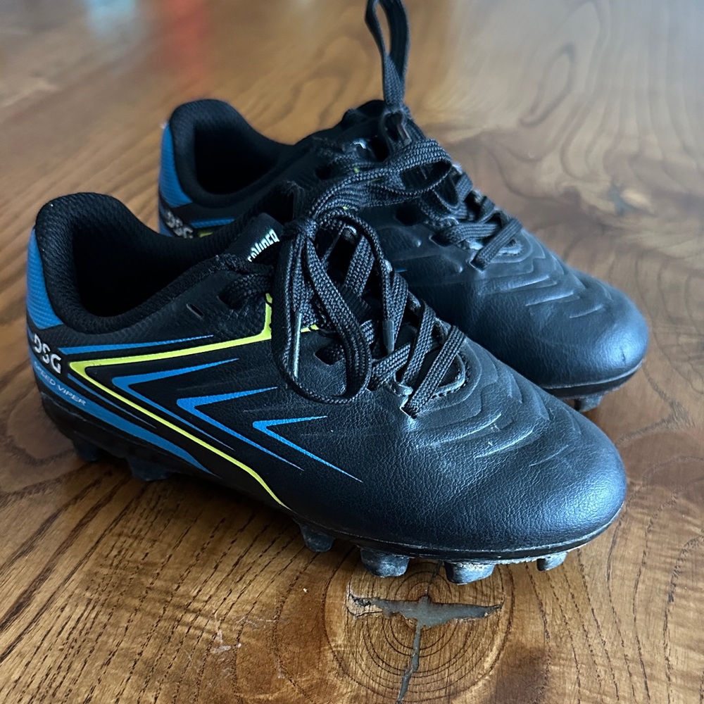 DSG Black and Blue Kids Sneakers